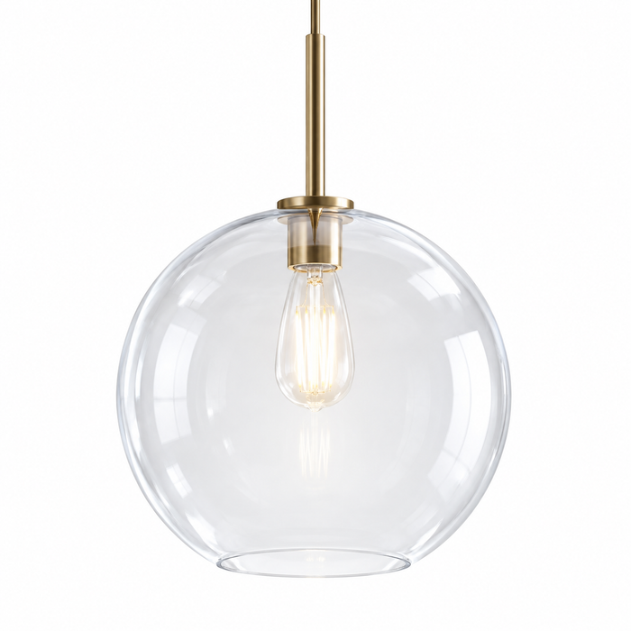Nordic Glass Globe Pendant Light