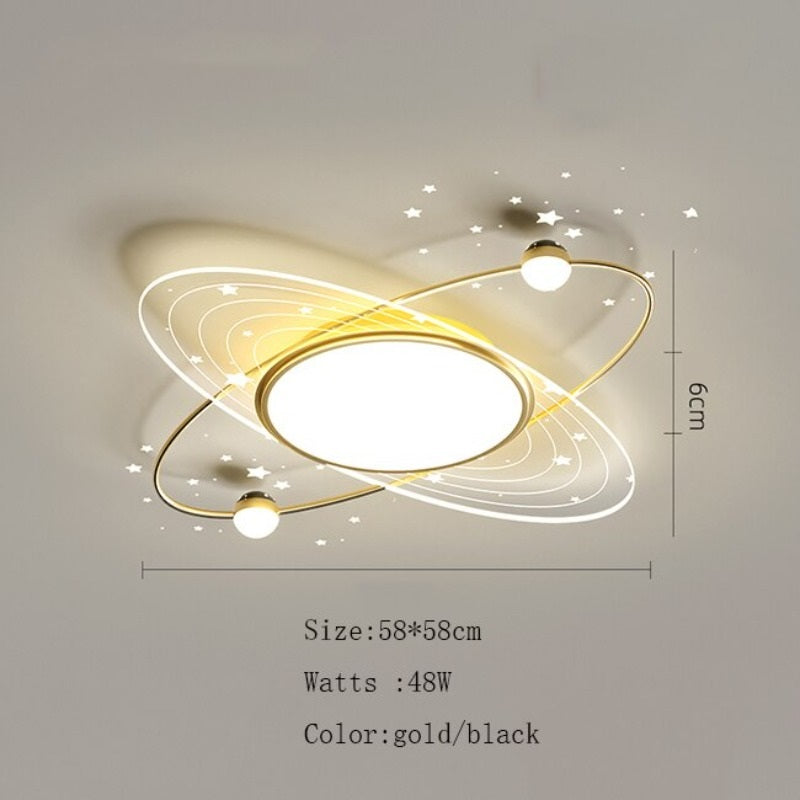 2022 Modern Starry led Ceiling Lights Lighting Dimmable for Living Room Dinning Study Bedroom Ceiling lamp Fixtures Indoors Deco - AiDeco.co.uk