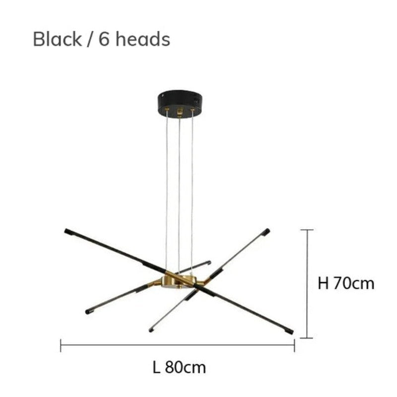 Modern Spikes Chandelier - AiDeco.co.uk
