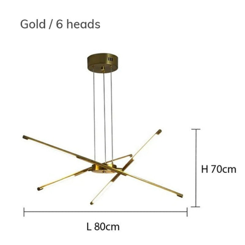 Modern Spikes Chandelier - AiDeco.co.uk