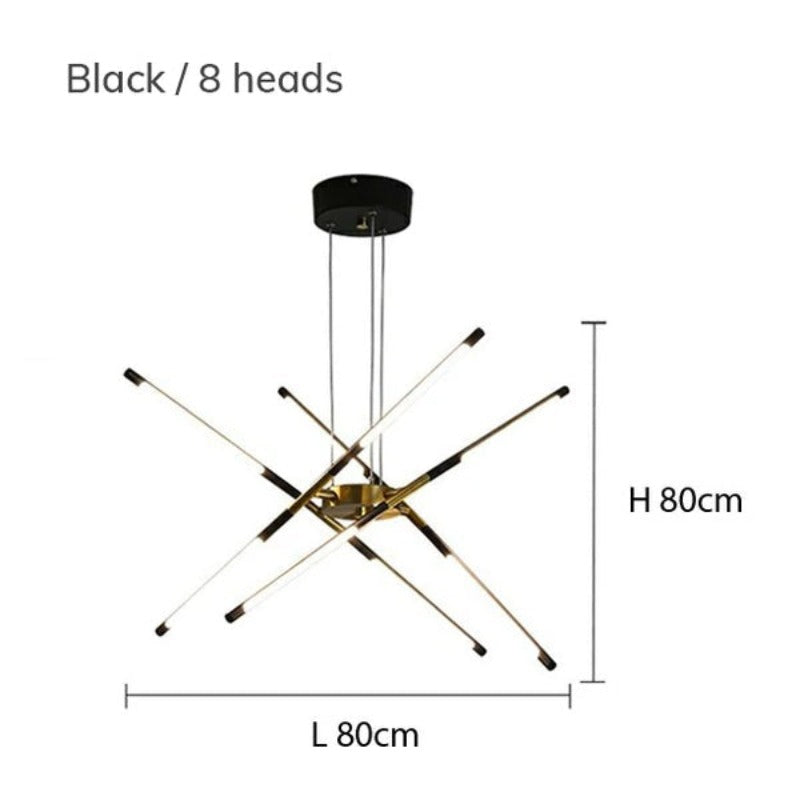 Modern Spikes Chandelier - AiDeco.co.uk