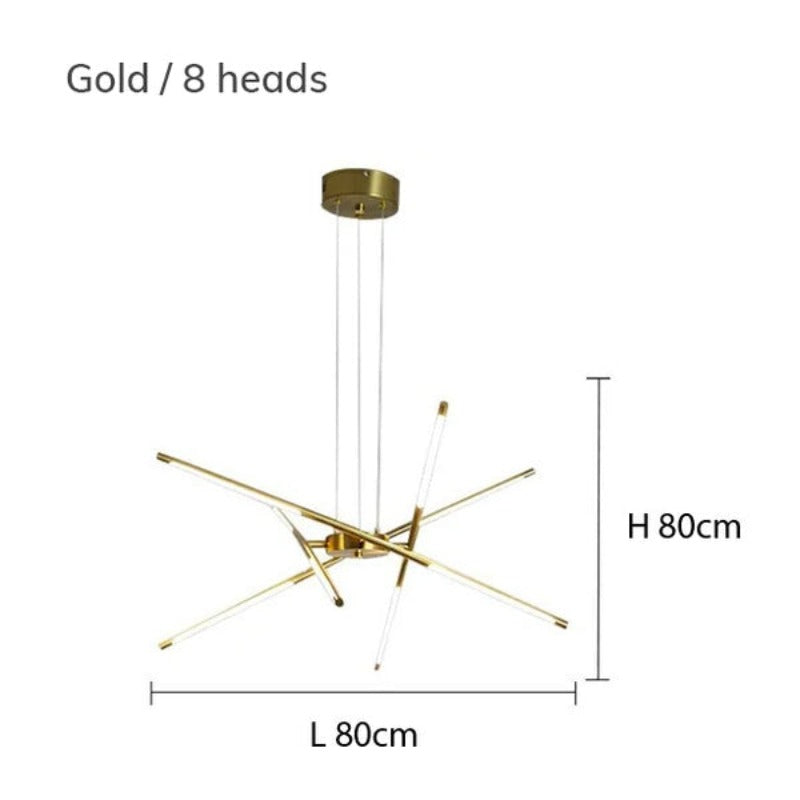 Modern Spikes Chandelier - AiDeco.co.uk