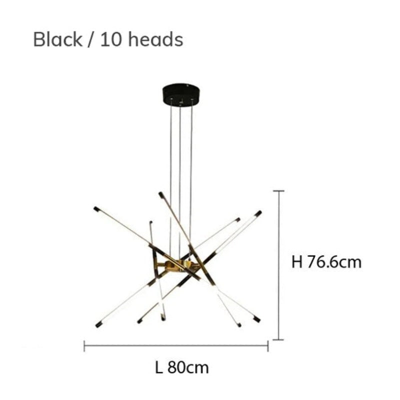 Modern Spikes Chandelier - AiDeco.co.uk