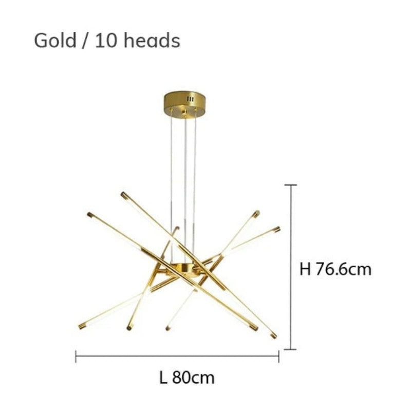 Modern Spikes Chandelier - AiDeco.co.uk