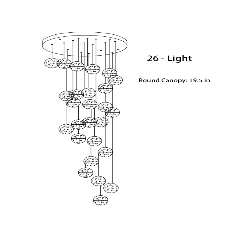 Galaxy Space Crystal Chandelier Lighting - AiDeco.co.uk