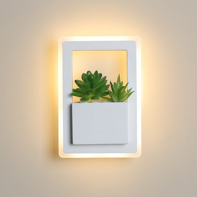 Plant Decor Wall Led Lamp - AiDeco.co.uk