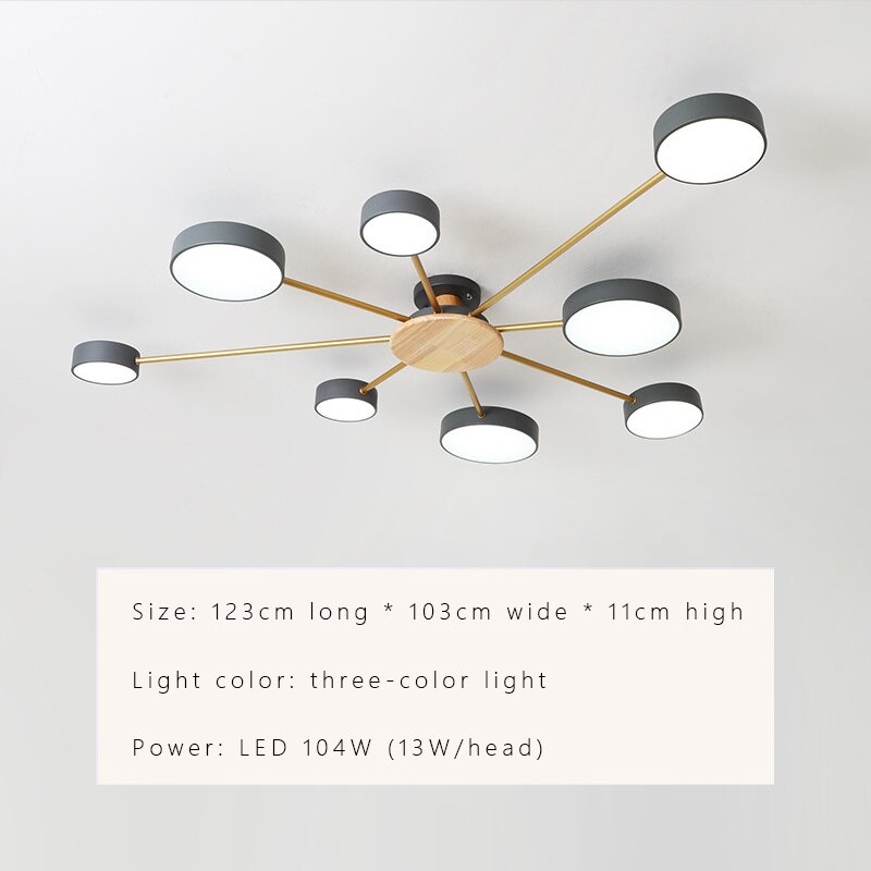Nordic Modern LED Chandeliers Macaron - AiDeco.co.uk