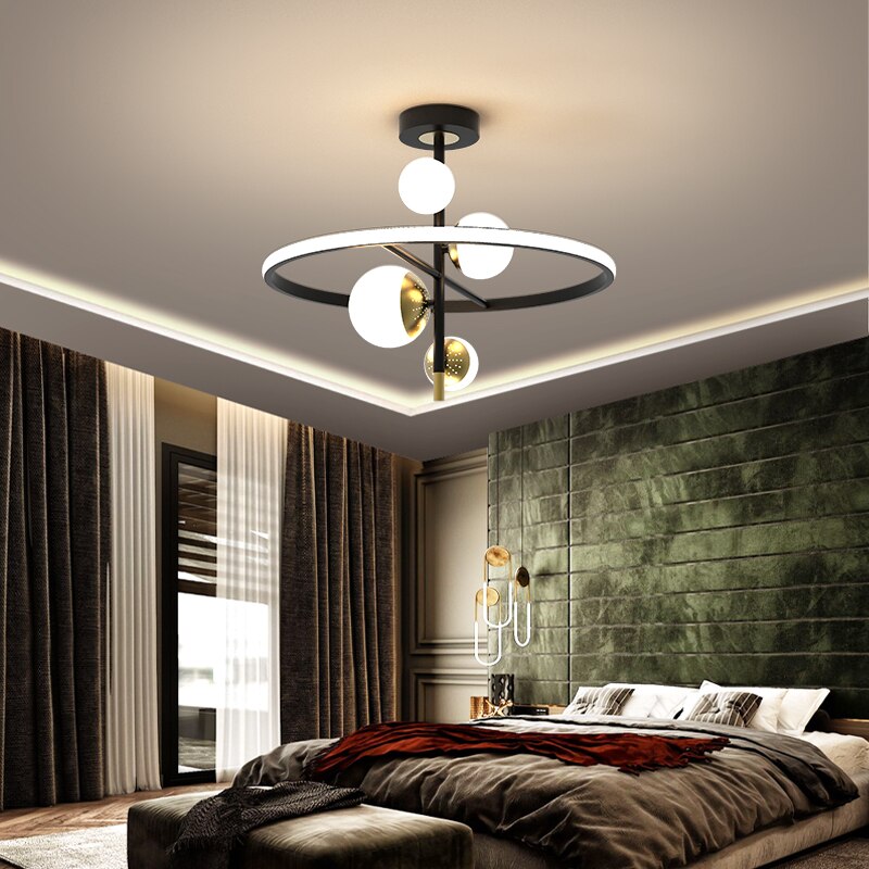 Modern Circle Bulbs Led Chandelier - AiDeco.co.uk