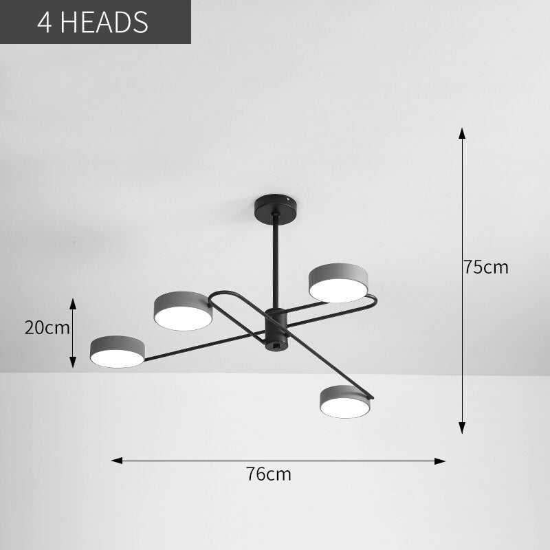 Led Ceiling Chandelier Lamp Indoor Lighting Hanging - AiDeco.co.uk