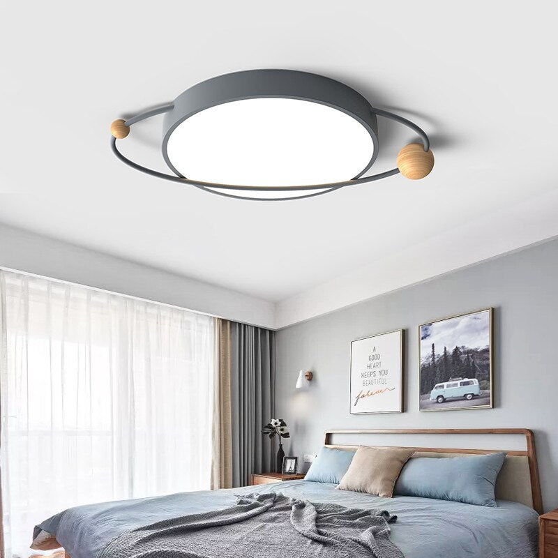 Dimmable Led Ceiling Lights With Fan For Bedroom Nursery Child Baby Boy Children Room Ceiling Light Lamp For Kids Room Light - AiDeco.co.uk