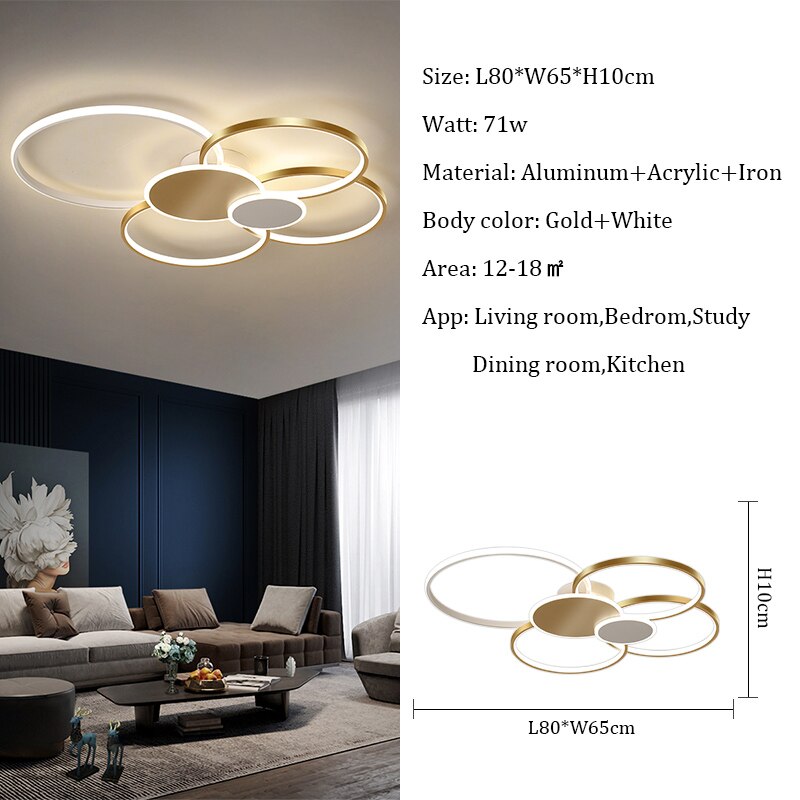 Gleam Modern Ceiling Lamp Fixtures - AiDeco.co.uk