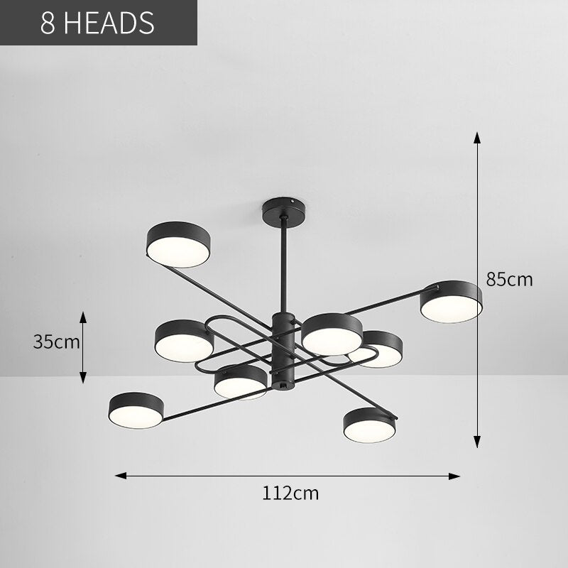 Led Ceiling Chandelier Lamp Indoor Lighting Hanging - AiDeco.co.uk
