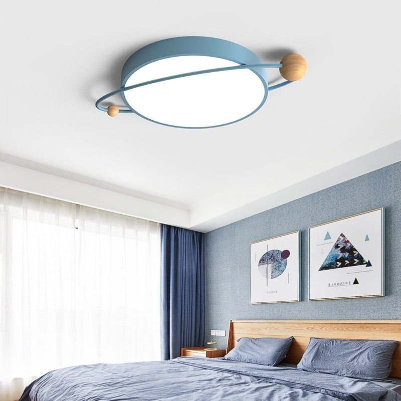 Dimmable Led Ceiling Lights With Fan For Bedroom Nursery Child Baby Boy Children Room Ceiling Light Lamp For Kids Room Light - AiDeco.co.uk