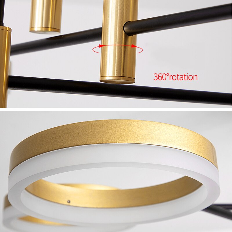 Modern Suspension Chandelier Lamp - AiDeco.co.uk