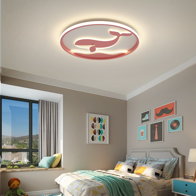 Playful Whale Kids Room Led Chandelier - AiDeco.co.uk