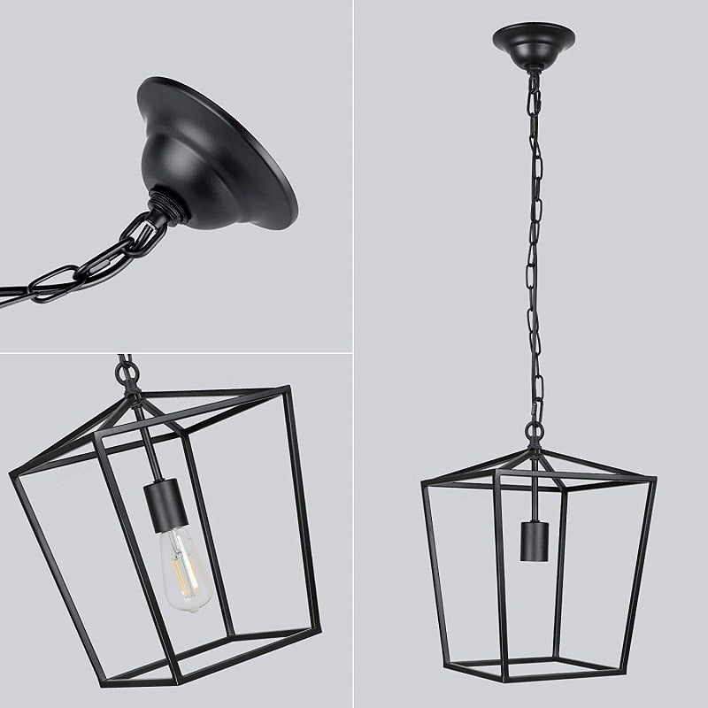 LED Pendant Light Vintage Loft Lantern - AiDeco.co.uk