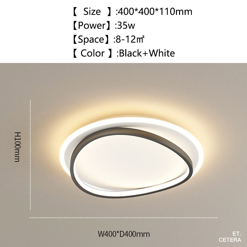 Double Shaped Modern Led Chandelier - AiDeco.co.uk