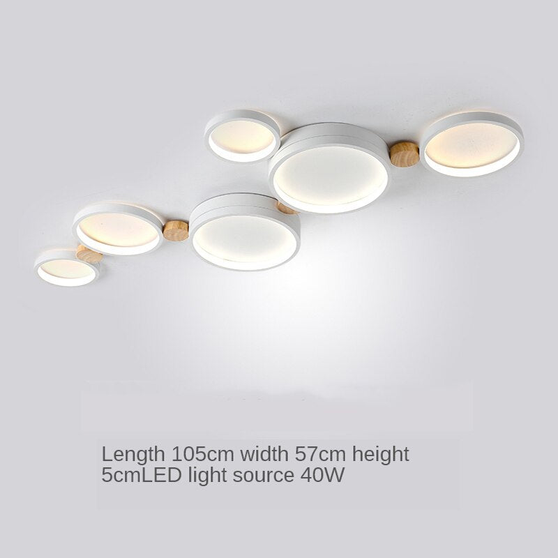 Scandinavian style living room ceiling lamp master bedroom ceiling lamp kitchen ceiling lamp factory lighting Indoor chandeliers - AiDeco.co.uk