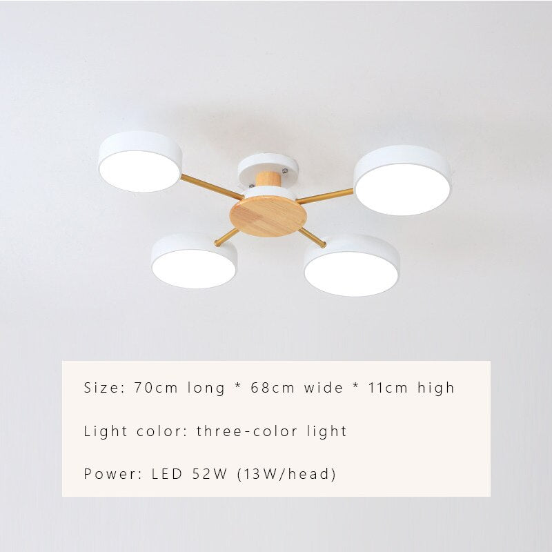 Nordic Modern LED Chandeliers Macaron - AiDeco.co.uk