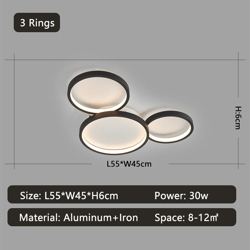 Gleam DIY Modern Led Ceiling Lights - AiDeco.co.uk