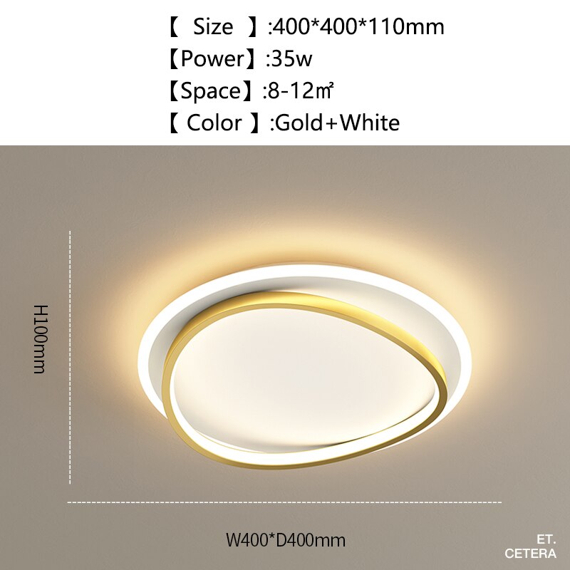 Double Shaped Modern Led Chandelier - AiDeco.co.uk