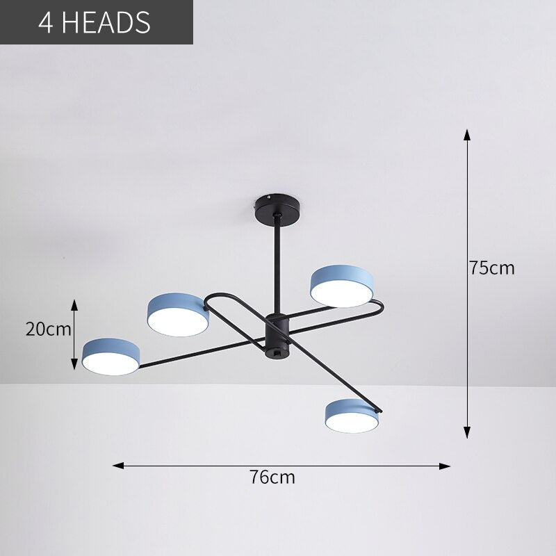 Led Ceiling Chandelier Lamp Indoor Lighting Hanging - AiDeco.co.uk