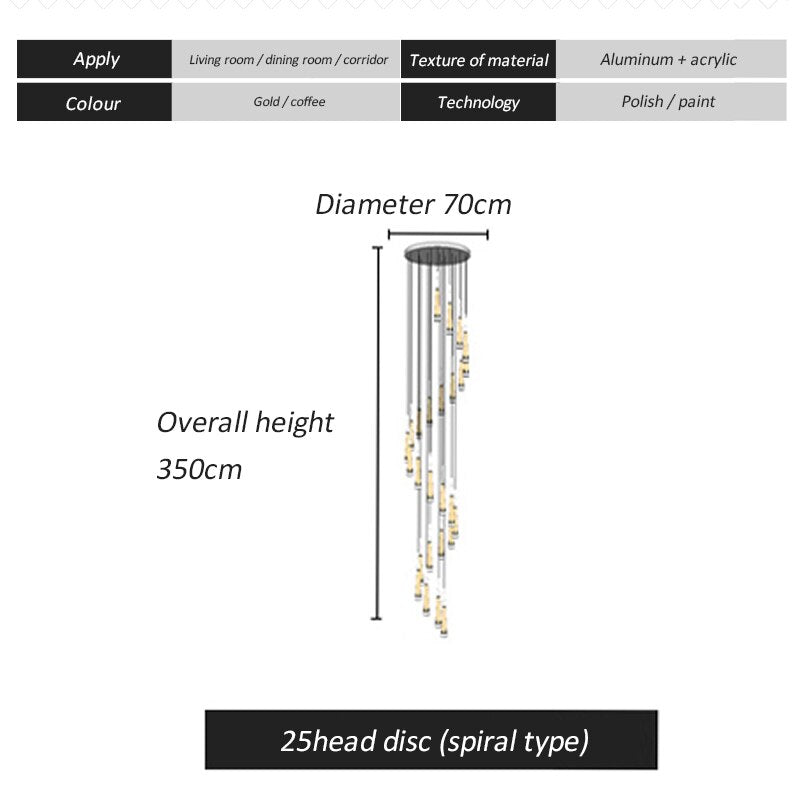 Lamp Attic Light Fixtures Chandelier Stairs - AiDeco.co.uk