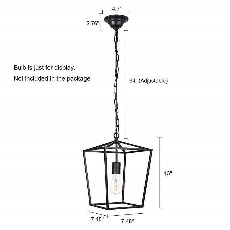 LED Pendant Light Vintage Loft Lantern - AiDeco.co.uk