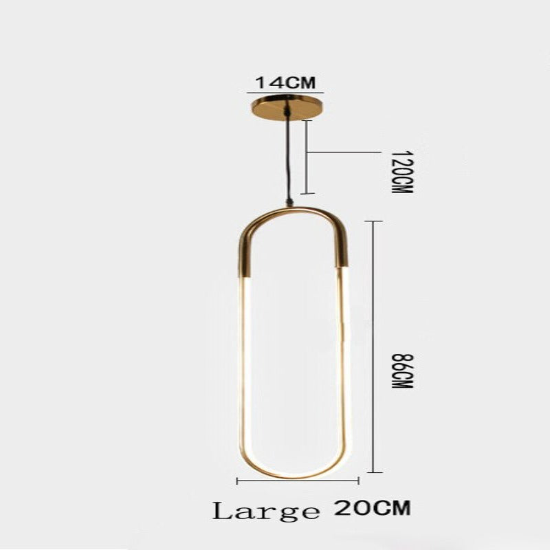 Pendant Lights Nordic Ushaped Hanging Lamp - AiDeco.co.uk