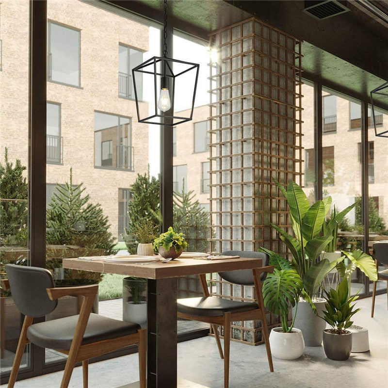 LED Pendant Light Vintage Loft Lantern - AiDeco.co.uk