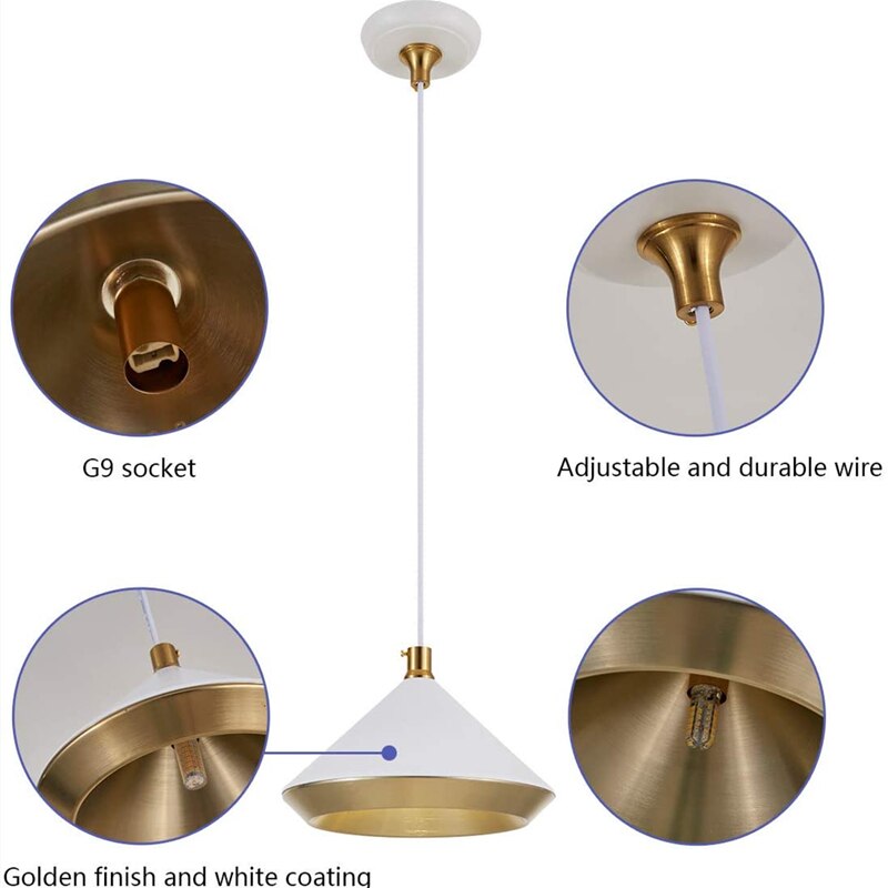 Industrial Modern Metal Pendant Light - AiDeco.co.uk