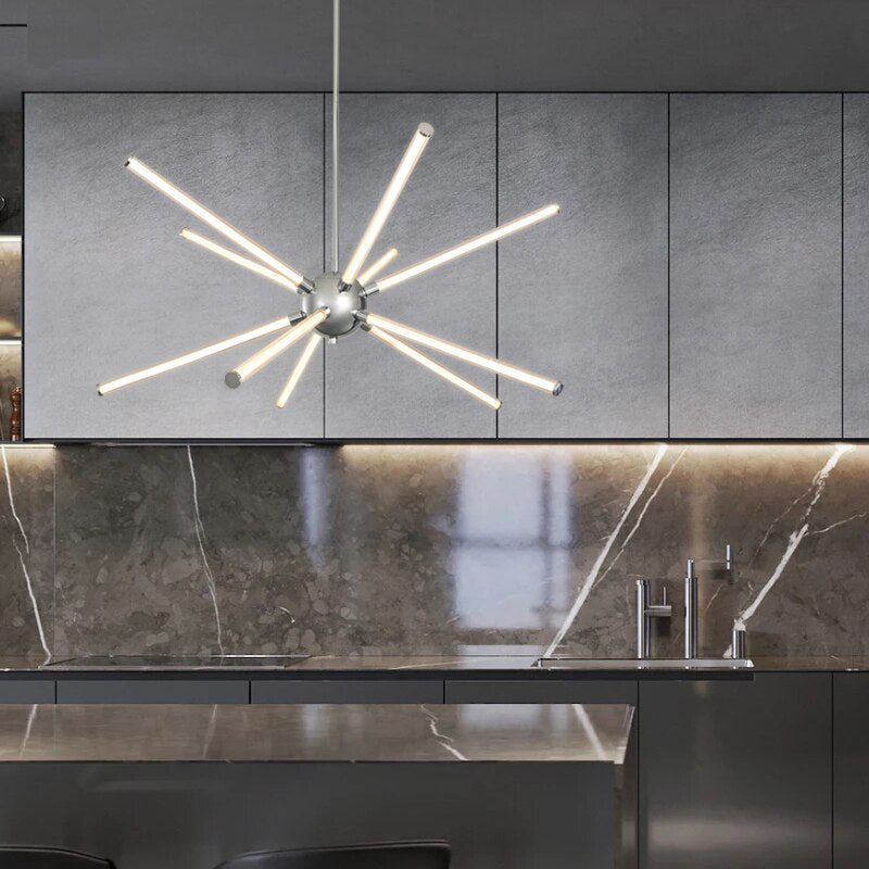 Modern Spike Led Hanging Chandelier - AiDeco.co.uk