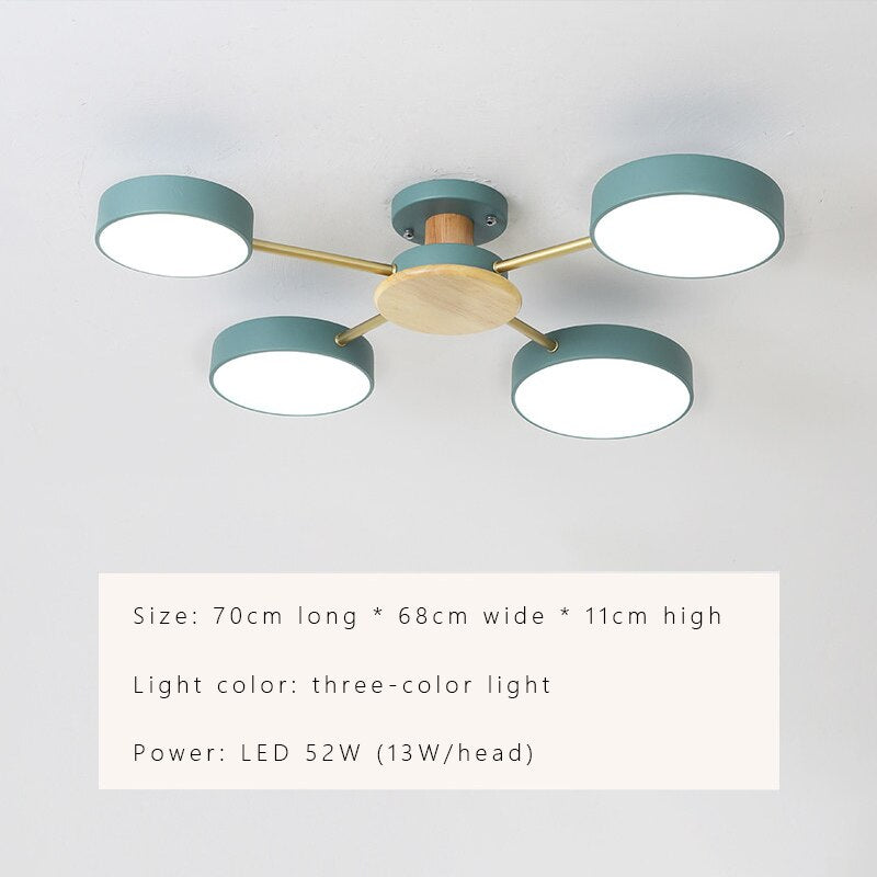 Nordic Modern LED Chandeliers Macaron - AiDeco.co.uk