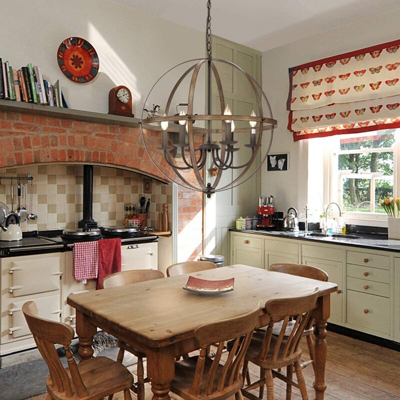 Classic Vintage Metal Chandelier - AiDeco.co.uk