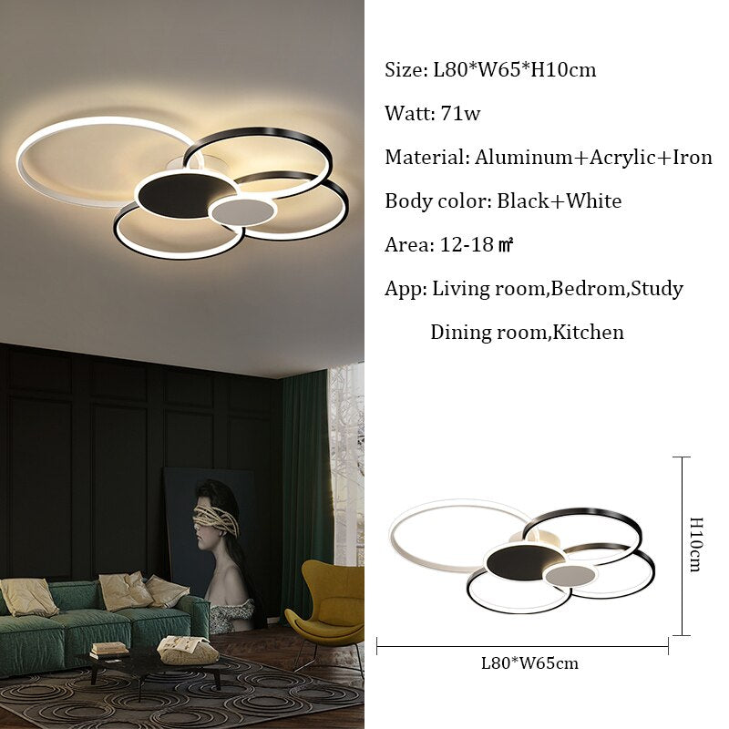 Gleam Modern Ceiling Lamp Fixtures - AiDeco.co.uk