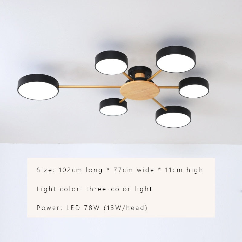 Nordic Modern LED Chandeliers Macaron - AiDeco.co.uk