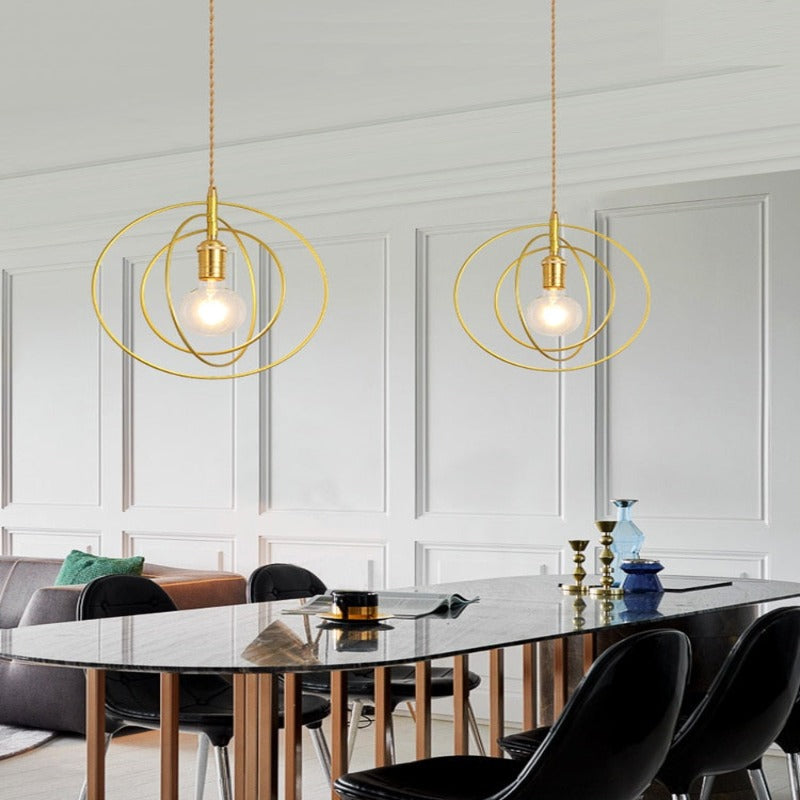 Led Pendant Lights Golden - AiDeco.co.uk