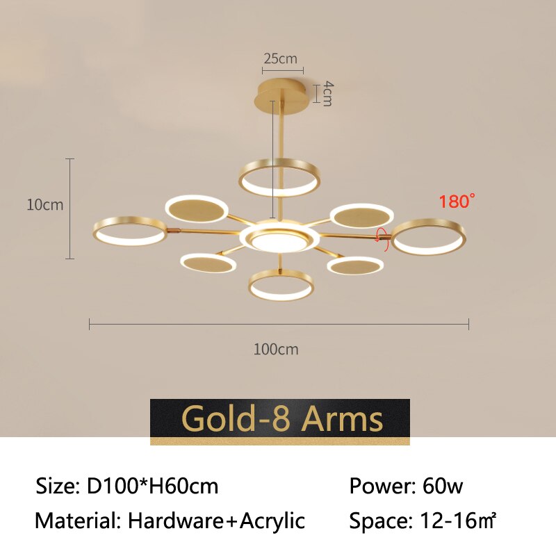 Contemporary Modern Tree Light Chandelier - AiDeco.co.uk