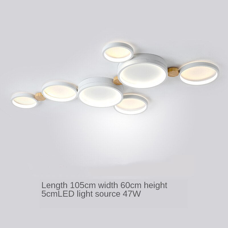 Scandinavian style living room ceiling lamp master bedroom ceiling lamp kitchen ceiling lamp factory lighting Indoor chandeliers - AiDeco.co.uk
