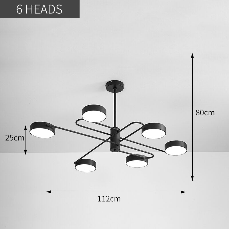 Led Ceiling Chandelier Lamp Indoor Lighting Hanging - AiDeco.co.uk