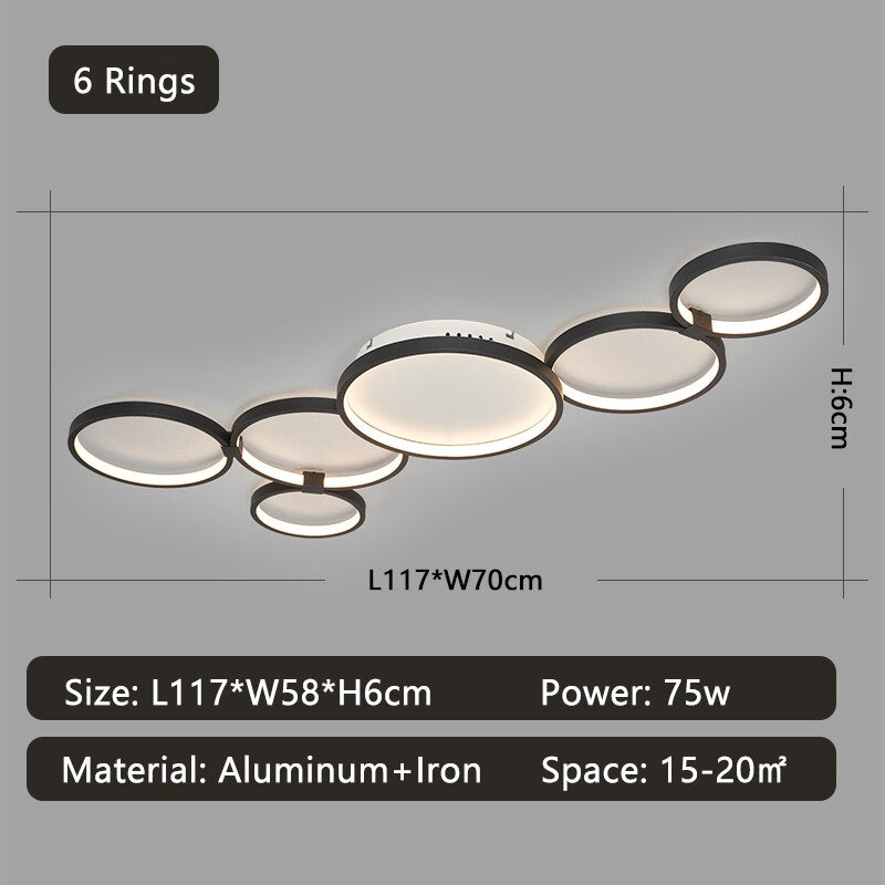 Gleam DIY Modern Led Ceiling Lights - AiDeco.co.uk