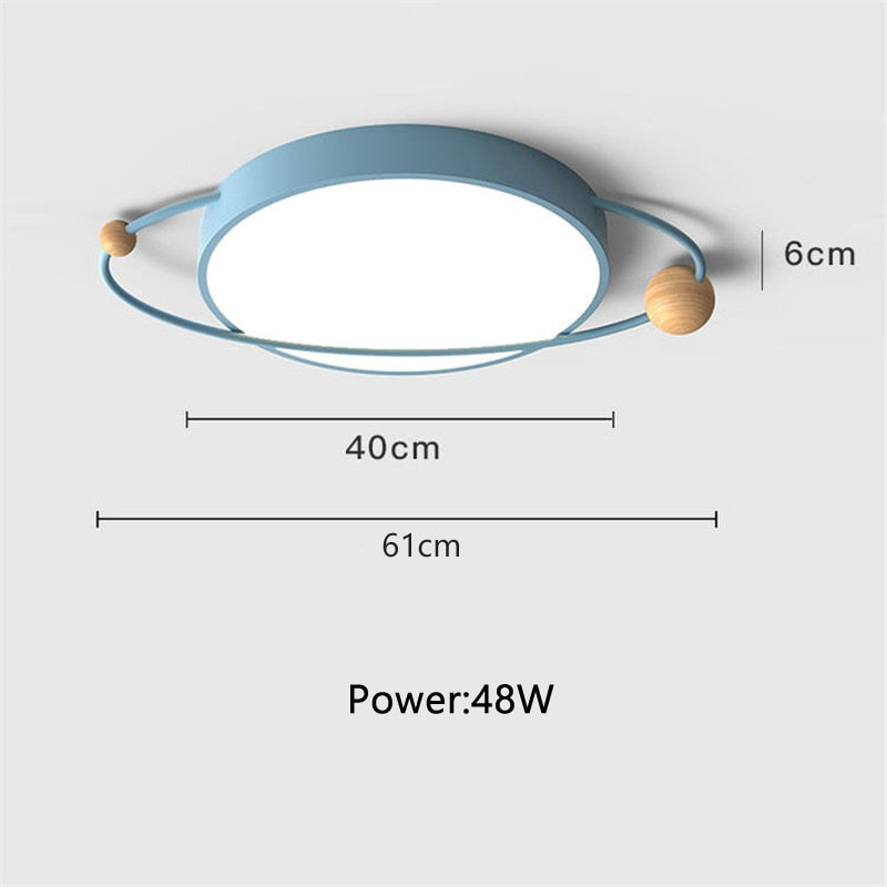Dimmable Led Ceiling Lights With Fan For Bedroom Nursery Child Baby Boy Children Room Ceiling Light Lamp For Kids Room Light - AiDeco.co.uk