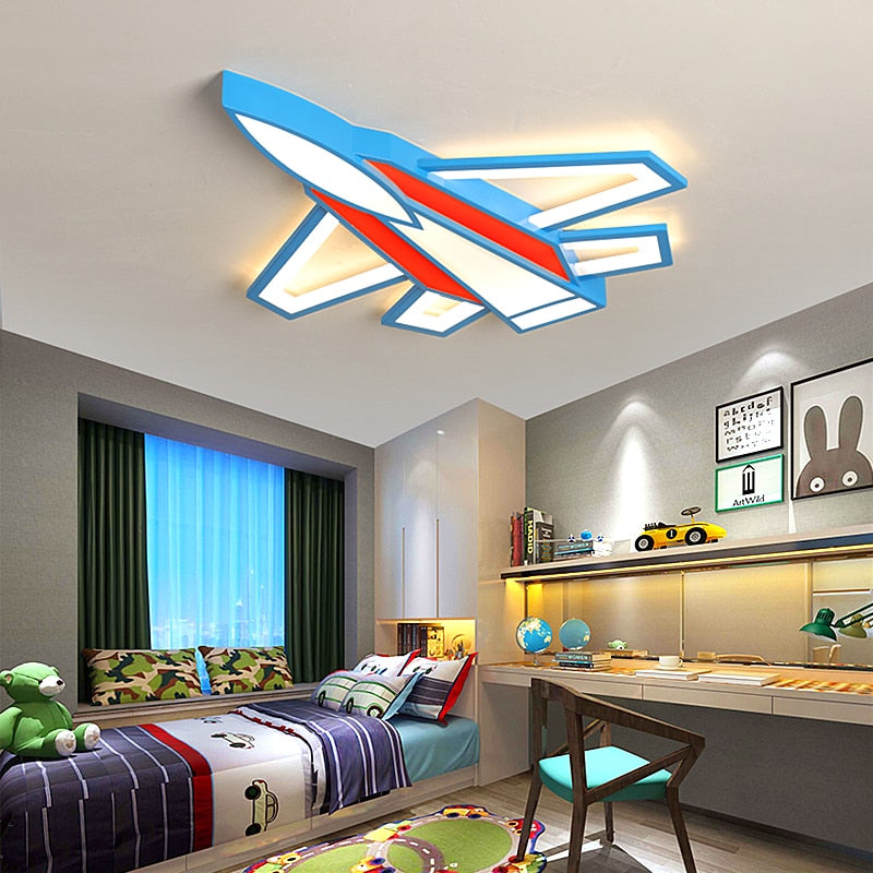 Colorful Airplane Kids Room Chandelier - AiDeco.co.uk