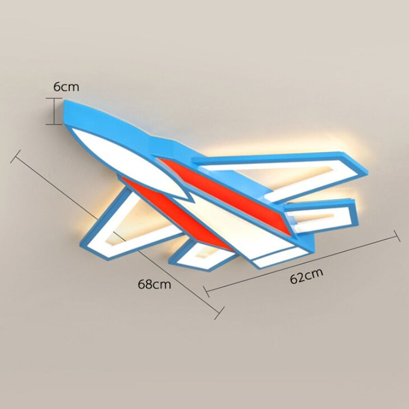 Colorful Airplane Kids Room Chandelier - AiDeco.co.uk