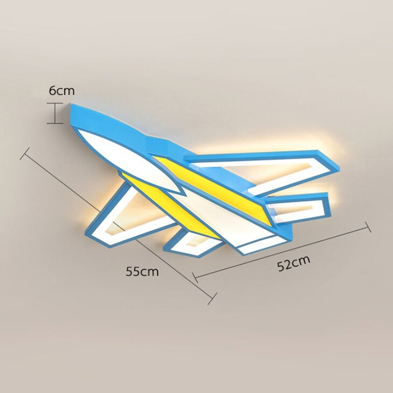 Colorful Airplane Kids Room Chandelier - AiDeco.co.uk
