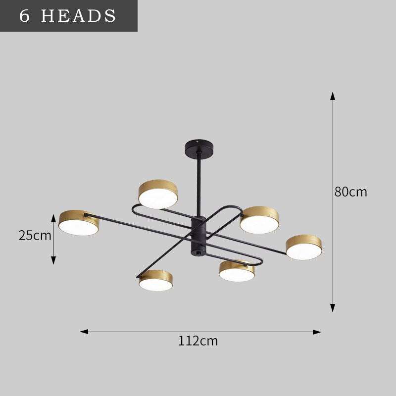 Led Ceiling Chandelier Lamp Indoor Lighting Hanging - AiDeco.co.uk