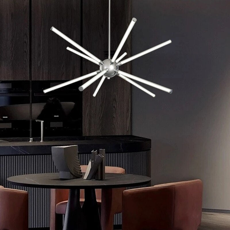 Modern Spike Led Hanging Chandelier - AiDeco.co.uk
