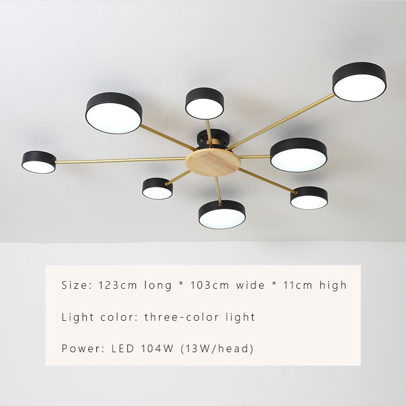Nordic Modern LED Chandeliers Macaron - AiDeco.co.uk