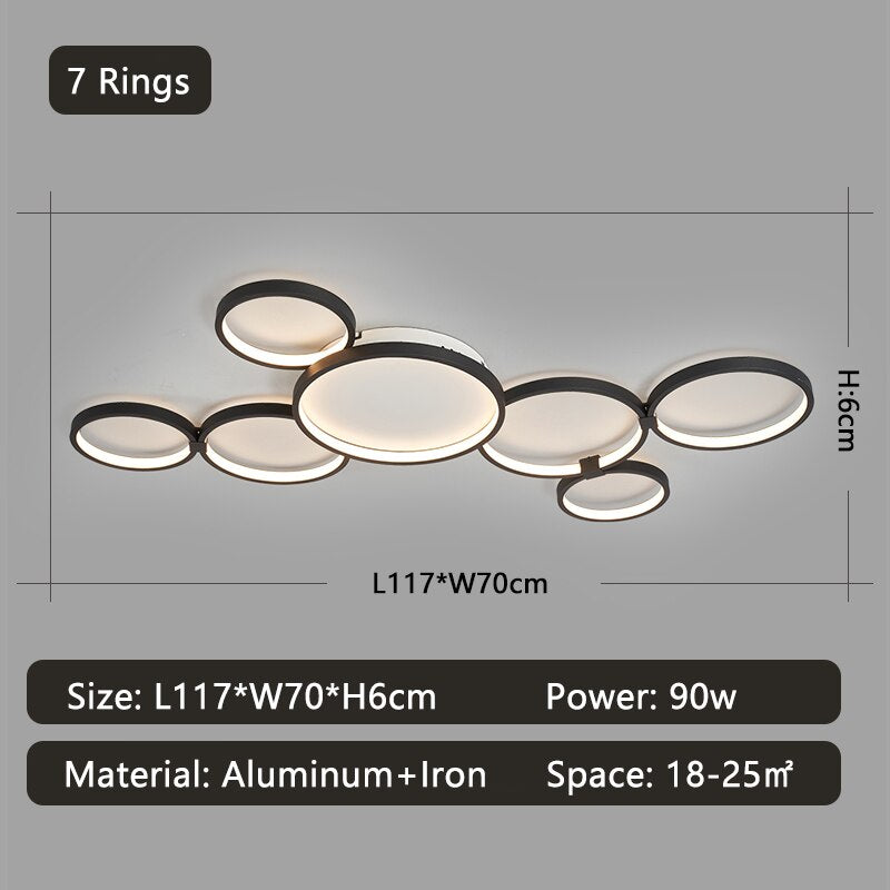Gleam DIY Modern Led Ceiling Lights - AiDeco.co.uk
