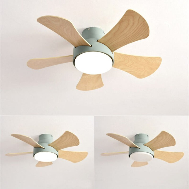 Minimalist Wood DC Silent Fan Ceiling - AiDeco.co.uk